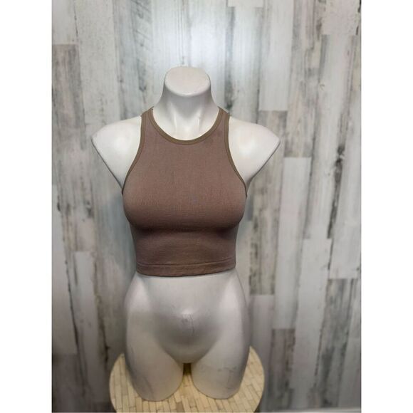 Essentials Tops - Essentials Brown crop top